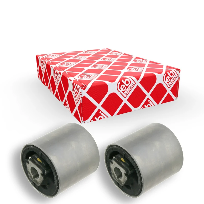 Image of FEBI BILSTEIN 26182 Arm Bushes both sides, Hydro Mount Elastomer Control Arm-/Trailing Arm Bush (251)