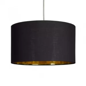 Image of Reni Large Black and Gold Pendant Shade
