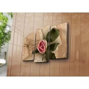 Image of 3PATK-69 Multicolor Decorative Canvas Painting (3 Pieces)