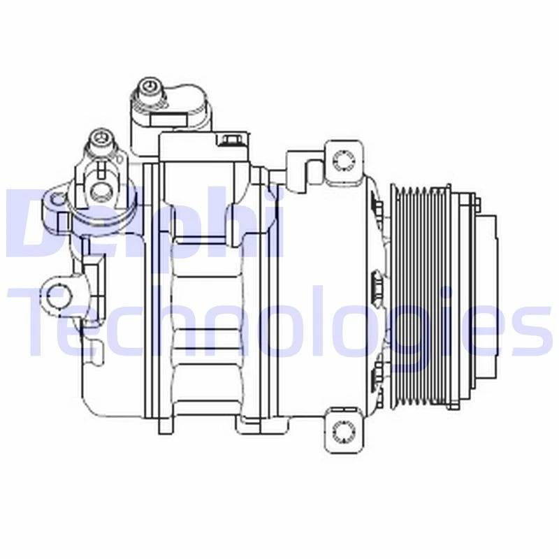Image of DELPHI Air conditioning compressor DELPHI CS20370
