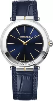 image of Herbelin Watch Newport Slim Mens - Blue