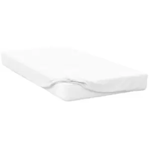 Image of Belledorm 400 Thread Count Egyptian Cotton Fitted Sheet (Kingsize) (White) - White