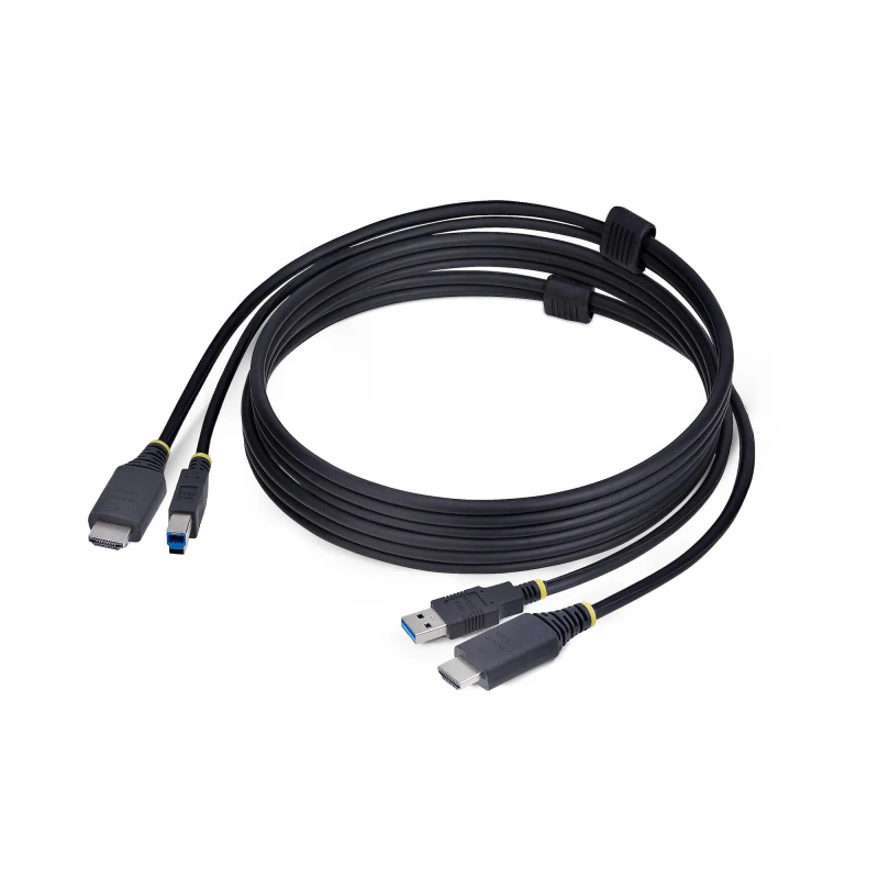Image of StarTech.com StarTech.com 6ft (1.8m) HDMI and USB 5Gbps KVM Cable, 4K 60Hz, HDMI 2.0 and USB Combo Cable for KVM Switches HU1226-KVM-CABLE