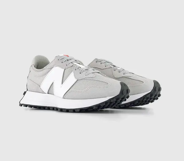 Image of New Balance Rain Cloud With White 327 Trainers (Mens) M/Grey Male 8 196194UK
