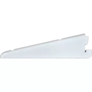 Image of 470MM White Bracket (Single) Twin Slot Shelving