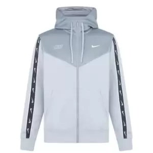 image of Nike Sportswear Repeat Mens Full-Zip Hoodie - Grey