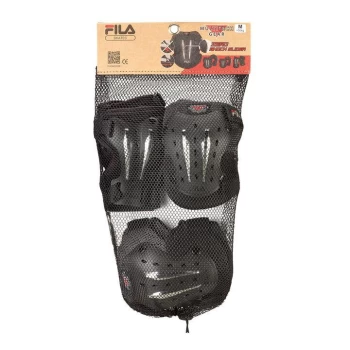 Image of Fila Multi Tech Gear Skate Protection 3 Pack Mens - Black