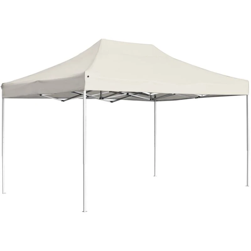 Image of vidaXL Professional Folding Party Tent Aluminium 4.5x3 m Cream 45491