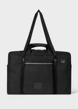 Image of Paul Smith Black 'Shadow Stripe' Holdall