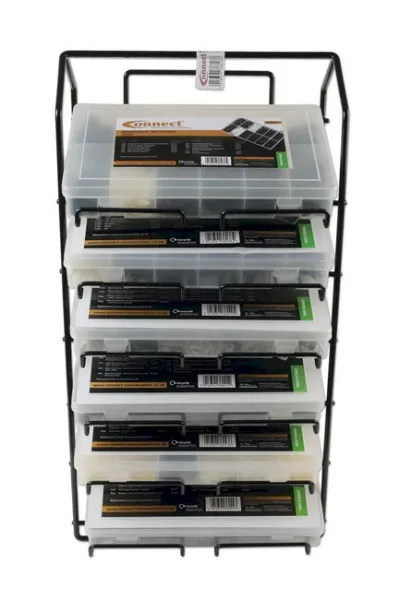 image of Assorted Box Rack complete with Trim Clips. Connect 36816