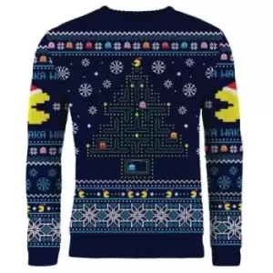 image of Pac-Man Christmas Jumper (Size S)