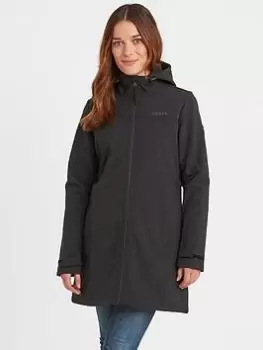 Image of TOG24 Keld Long Softshell Jacket, Black, Size 18, Women