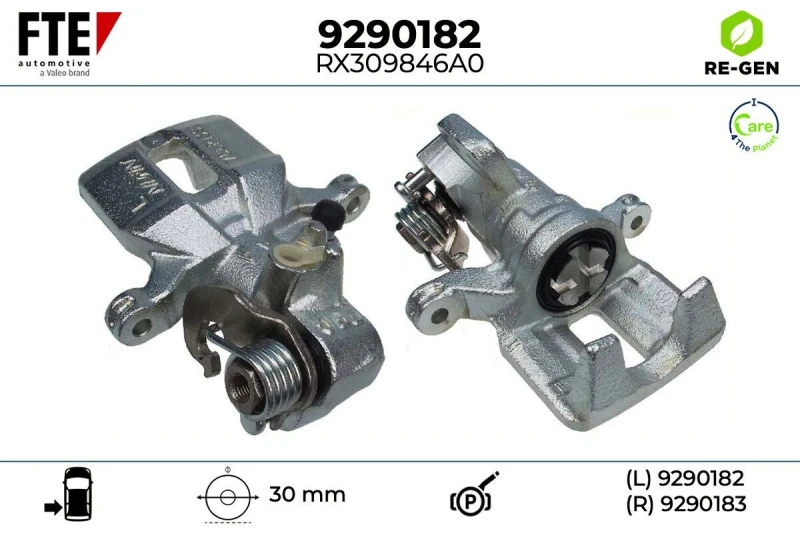 Image of Brake caliper FTE 9290182
