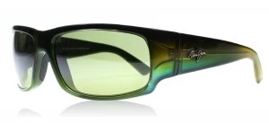 image of Maui Jim World Cup Sunglasses Green / Black stripes 15MR Polariserade 64mm