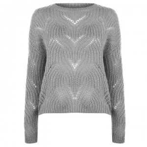 Image of Only Havana Knit Jumper - Lt Grey Melange