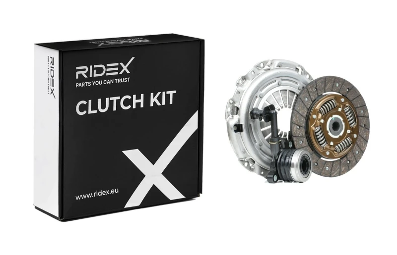 Image of RIDEX 479C0272 Clutch with central slave cylinder, three Piece Clutch Kit (479)