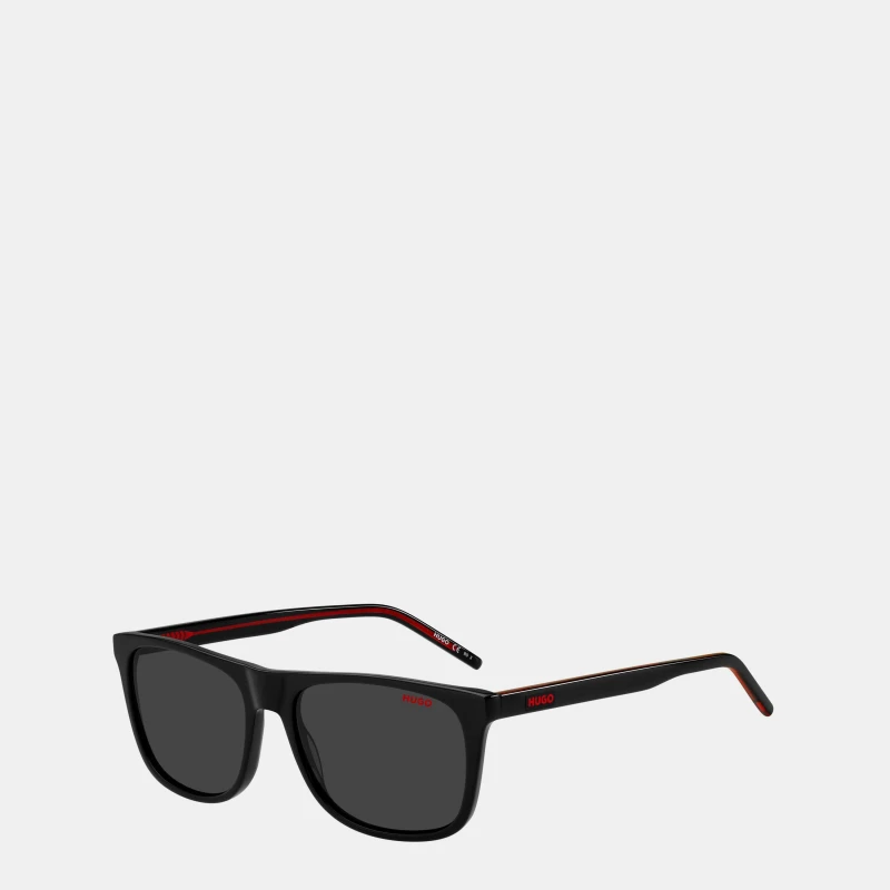 Image of HUGO Rectangle Black Grey HG 1194/S Black male