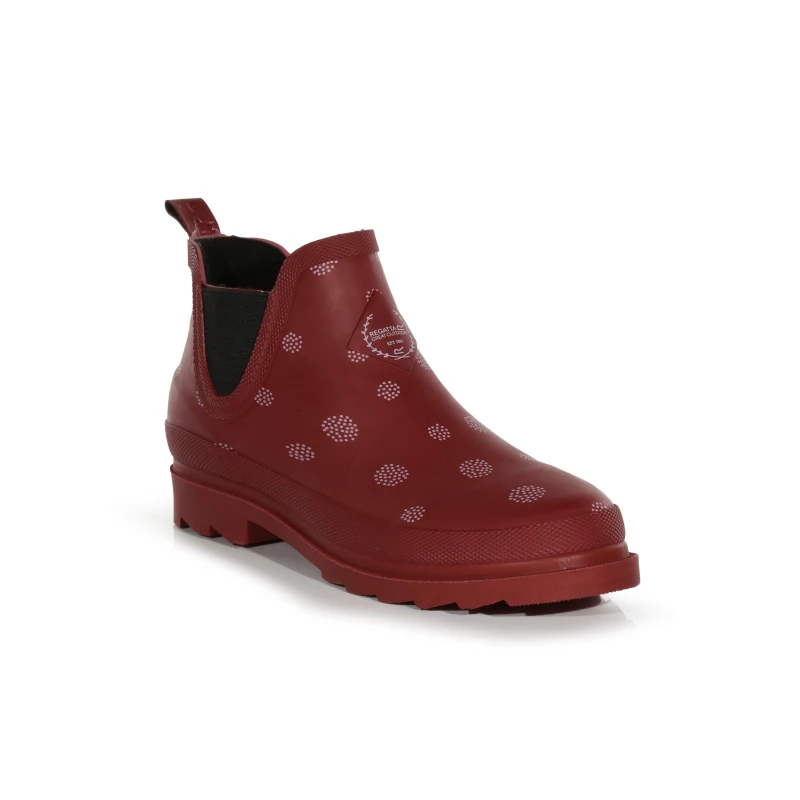 Image of Regatta Womens Lady Harper Wellies Cabernet Dot female 4 (37)