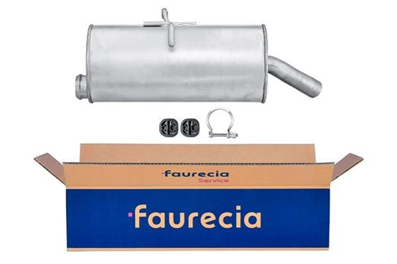 Image of HELLA Rear silencer HELLA 8LD 366 027-891
