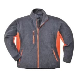 image of Portwest Mens Texo Contrast Fleece Grey 2XL