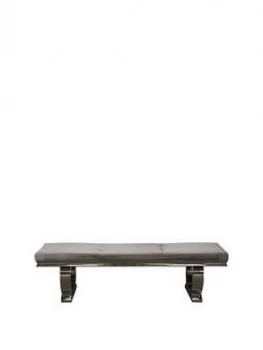 image of Vida Living Benno 180 Cm Bench - Pewter