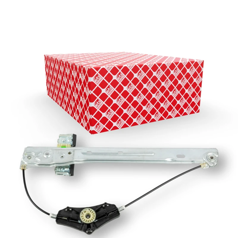 Image of FEBI BILSTEIN 174875 Window regulator febi Plus Left Front, Operating Mode: Manual, without electric motor Window Winder (1561)