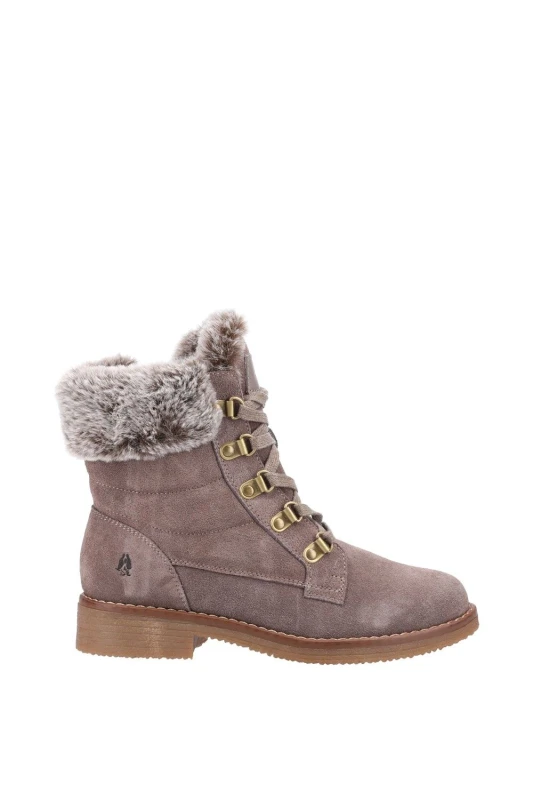 Image of Hush Puppies Womens Florence Water Resistant Warm Lined Ankle Boots - UK 8 Beige female GDE2642TAU8