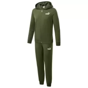 image of Puma Hooded Poly Tracksuit - Green