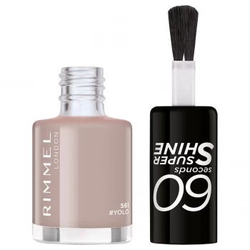 image of Rimmel 60 Seconds Super-Shine Nail Polish - 561 #Yolo