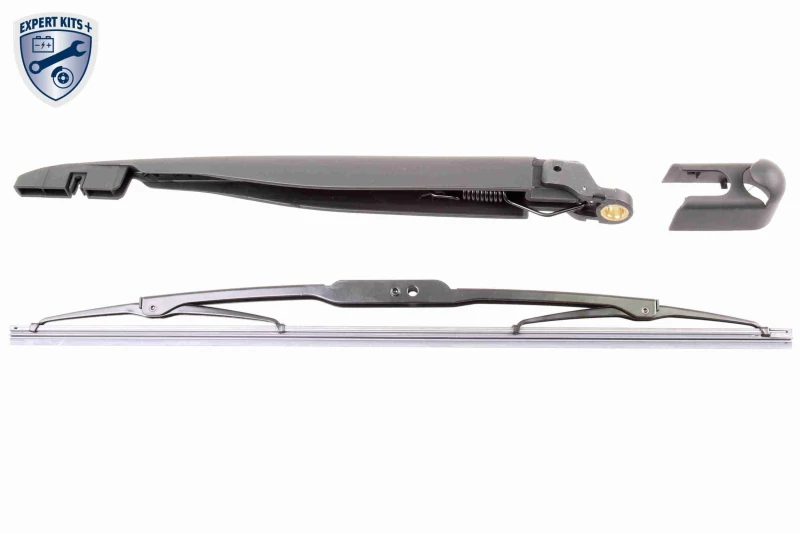 Image of VAICO V42-0512 Wiper Arm Set, window cleaning with integrated wiper blade GRP (Glass fibre Reinforced Plastic), PBT Wiper Arm Set,window cleaning (654