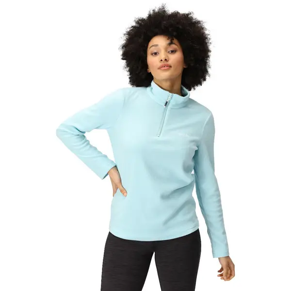 Image of Regatta Ladies Sweethart Soft Half Zip Outdoor Walking Fleece Jacket 14 - Bust 38' (97cm)