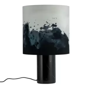 Molly Table Lamp Marble, Textile Screen