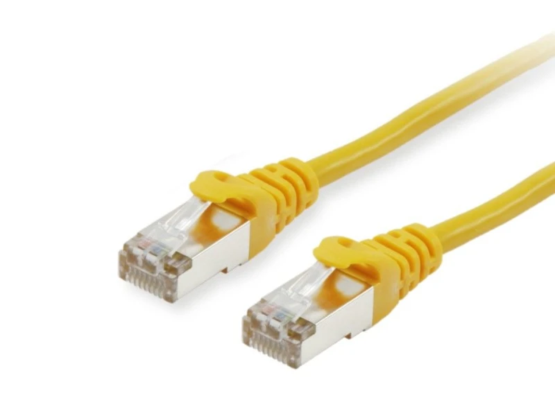 Image of Equip Cat.6A S/FTP Patch Cable. 3.0m. Yellow