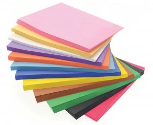 Image of Bumper Construction Paper Pack of 648 Sheets black
