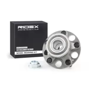 Image of RIDEX Wheel bearing kit Rear Axle both sides 654W0626 Wheel hub bearing,Wheel bearing HONDA,CIVIC VIII Hatchback (FN, FK),CIVIC IX (FK)