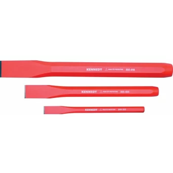 Image of 6'X1/2',8'X3/4',10'X1 Cold Chisel Set - Kennedy