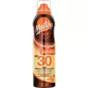 image of Malibu Continuous Dry Oil Spray SPF30 175ml