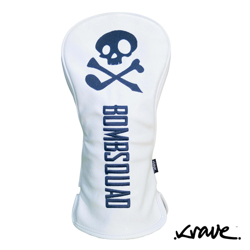 Image of Krave Bomb Squad Headcover White/Black unisex Driver
