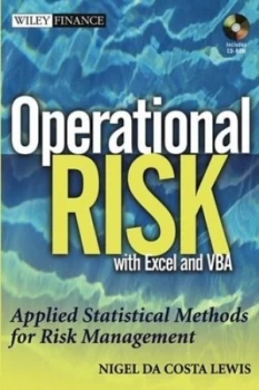 Image of Operational Risk with Excel and Vba by Nigel Da Costa Lewis Hardback