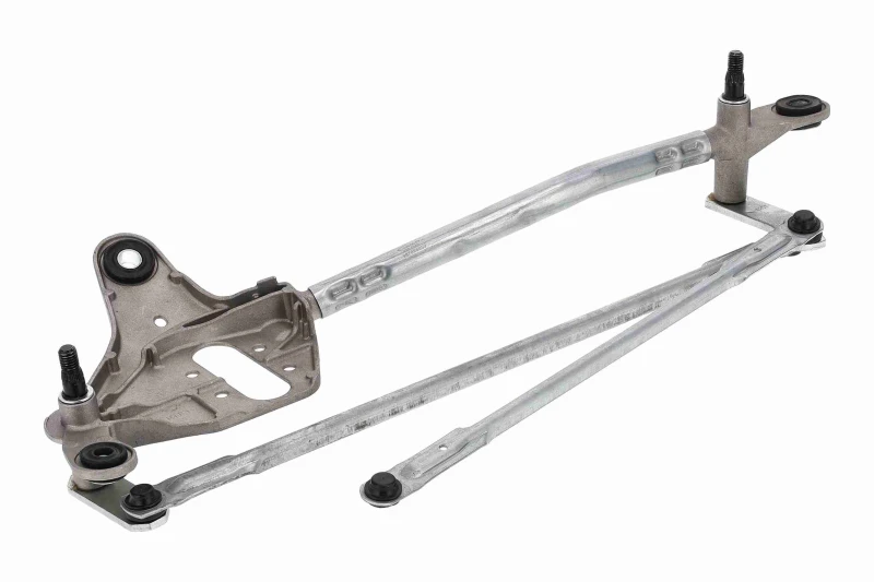 Image of VAICO V58-0160 Wiper Linkage Green Mobility Parts Front, without electric motor, for left-hand drive vehicles Wiper Linkage (300)