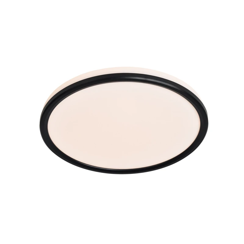 Image of Nordlux Livasmart Ceiling Light Black Plastic LED IP54 2700-6500k Mains Black Unisex
