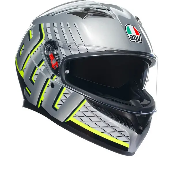 Image of AGV K3 E2206 MPLK Fortify Grey Black Yellow Fluo 011 L