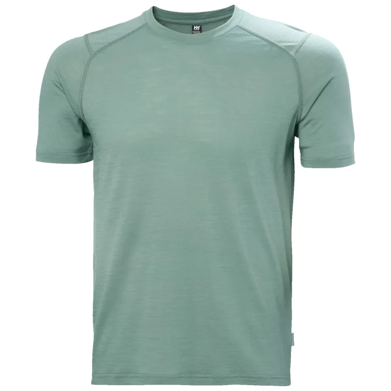 Image of Helly Hansen T-Shirt Helly Hansen Durawool Vert Male 2XL