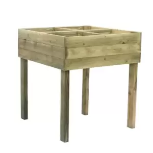Image of Cerland Paprika Raised Planter 80cm with Lining