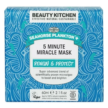 image of Beauty Kitchen Seahorse Plankton + 5 Minute Miracle Mask 60ml