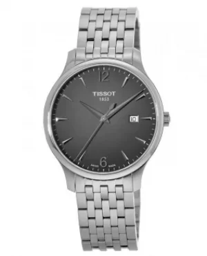 image of Tissot T-Classic Tradition Grey Dial Steel Mens Watch T063.610.11.067.00 T063.610.11.067.00