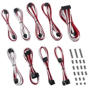 Image of CableMod Classic ModMesh C-Series Cable Kit Corsair RMi & RMx - White/Red