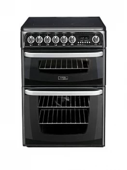 Image of Hotpoint Cannon CH60EKKS Double Oven Electric Cooker