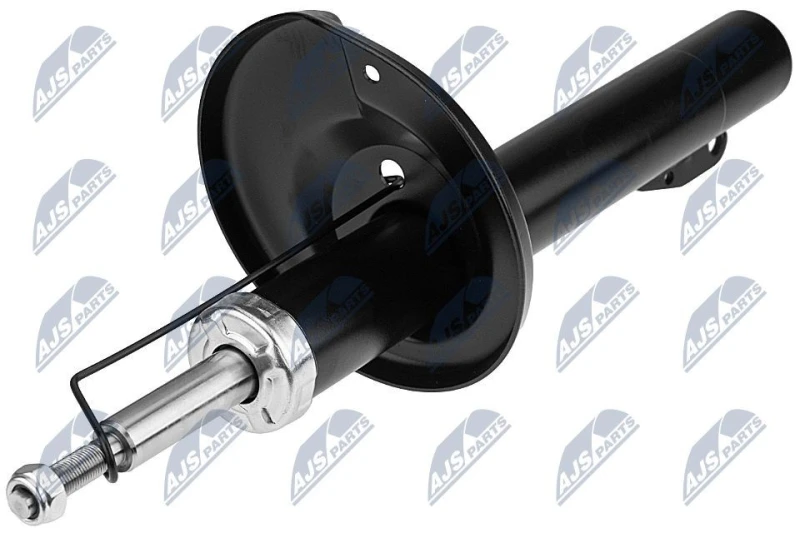 Image of NTY A-WW-026 Shock absorber Front Axle Right, Gas Pressure, Twin-Tube, Suspension Strut, Bottom Clamp Shock Absorber (854)