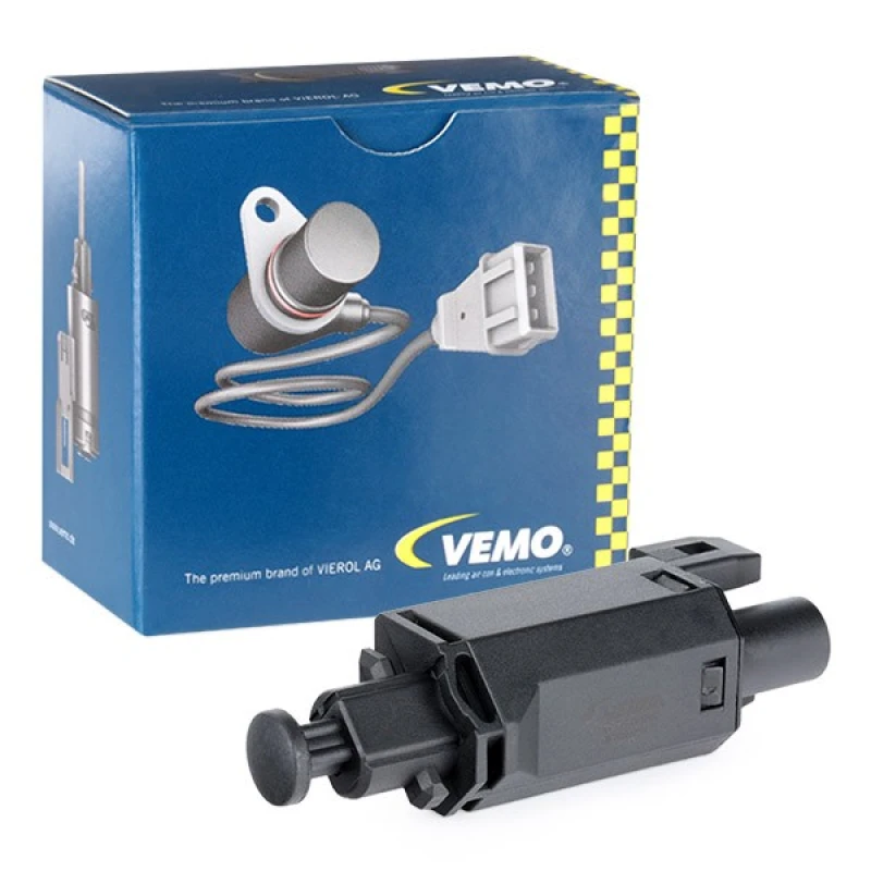 Image of VEMO V10-73-0088 Brake Light Switch Footwell Plastic Brake Light Switch (806)